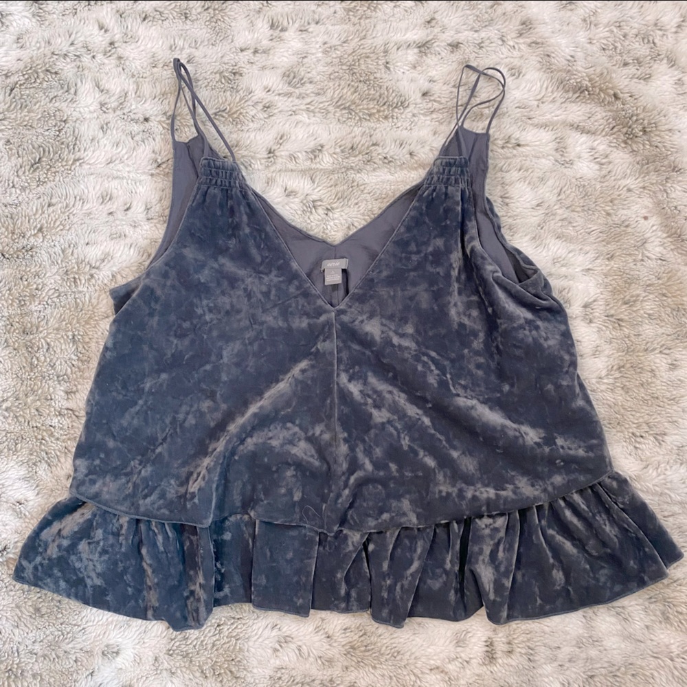 Aerie Blue Velvet Tank